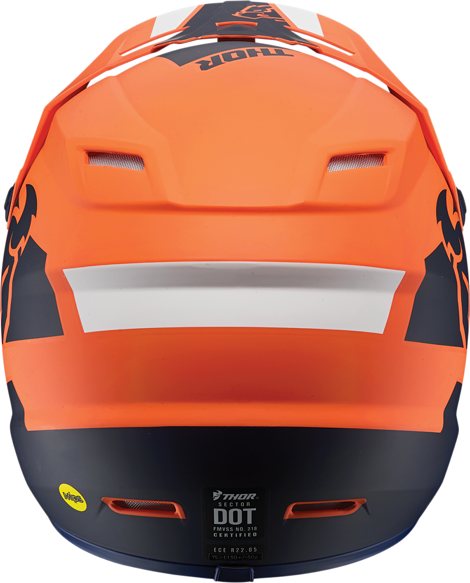 THOR Youth Sector Helmet - Split - MIPS - Orange/Navy - Large 0111-1355