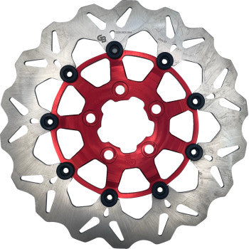 GALFER GBrake Rotor - Rear - Red Harley-Davidson DF681CW-R 