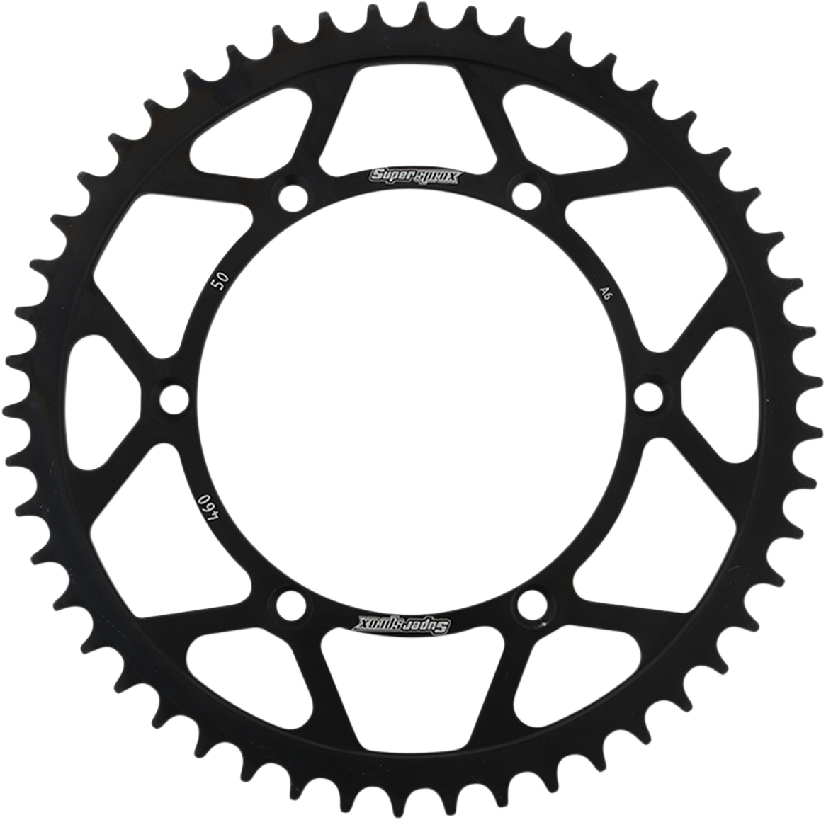 SUPERSPROX Steel Rear Sprocket - 50 Tooth RFE-460-50-BLK