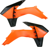 ACERBIS Radiator Shrouds - Orange/Black 2314251008