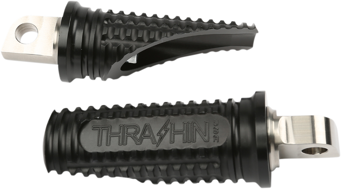 THRASHIN SUPPLY CO. Burnout Footpegs - Raw - Dyna TSC-2017-1-D