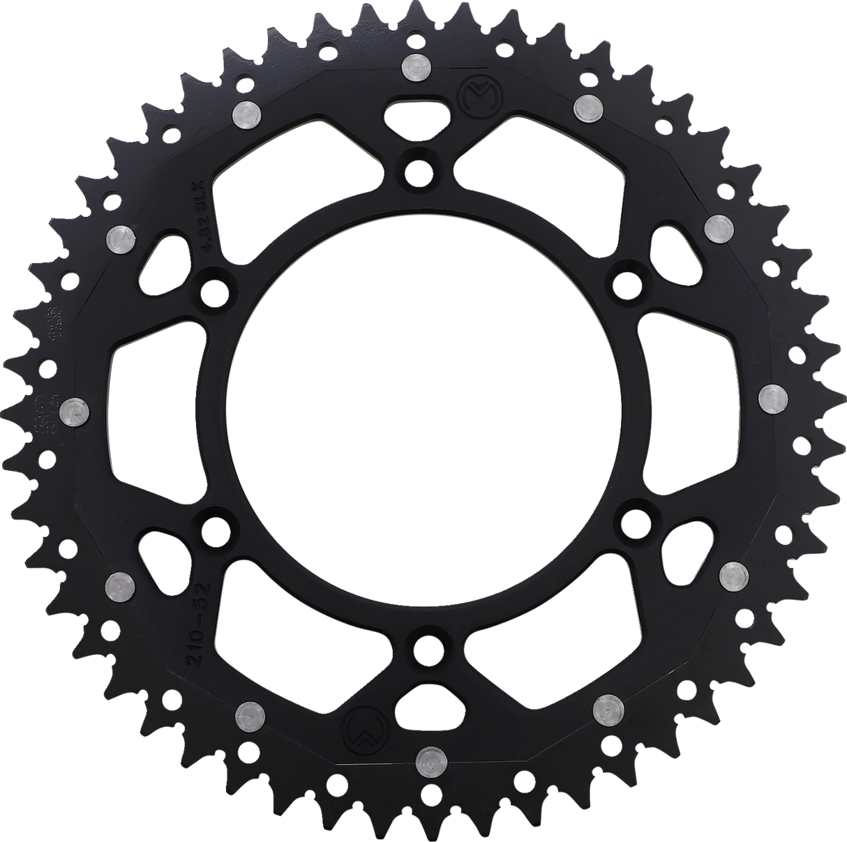 MOOSE RACING Dual Sprocket - Black - 52 Tooth 1210-210-52-10X