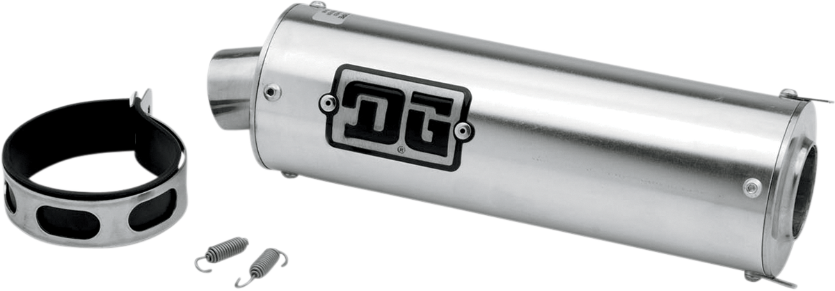 DG PERFORMANCE Universal Slip-On Exhaust - Round 02-9000