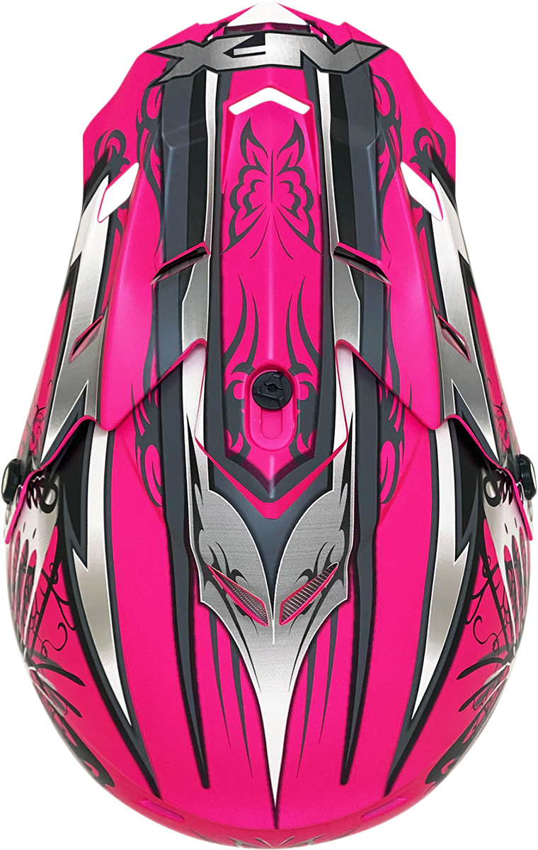 AFX FX-17 Helmet - Butterfly - Matte Hot Pink - XL 0110-7110