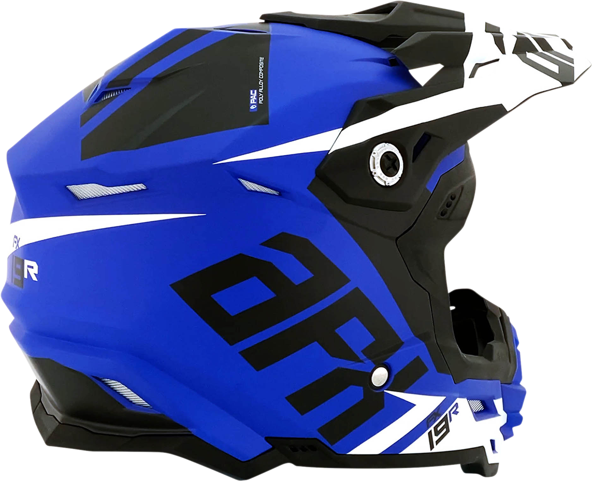 AFX FX-19R Helmet - Racing - Matte Blue - Large 0110-7070