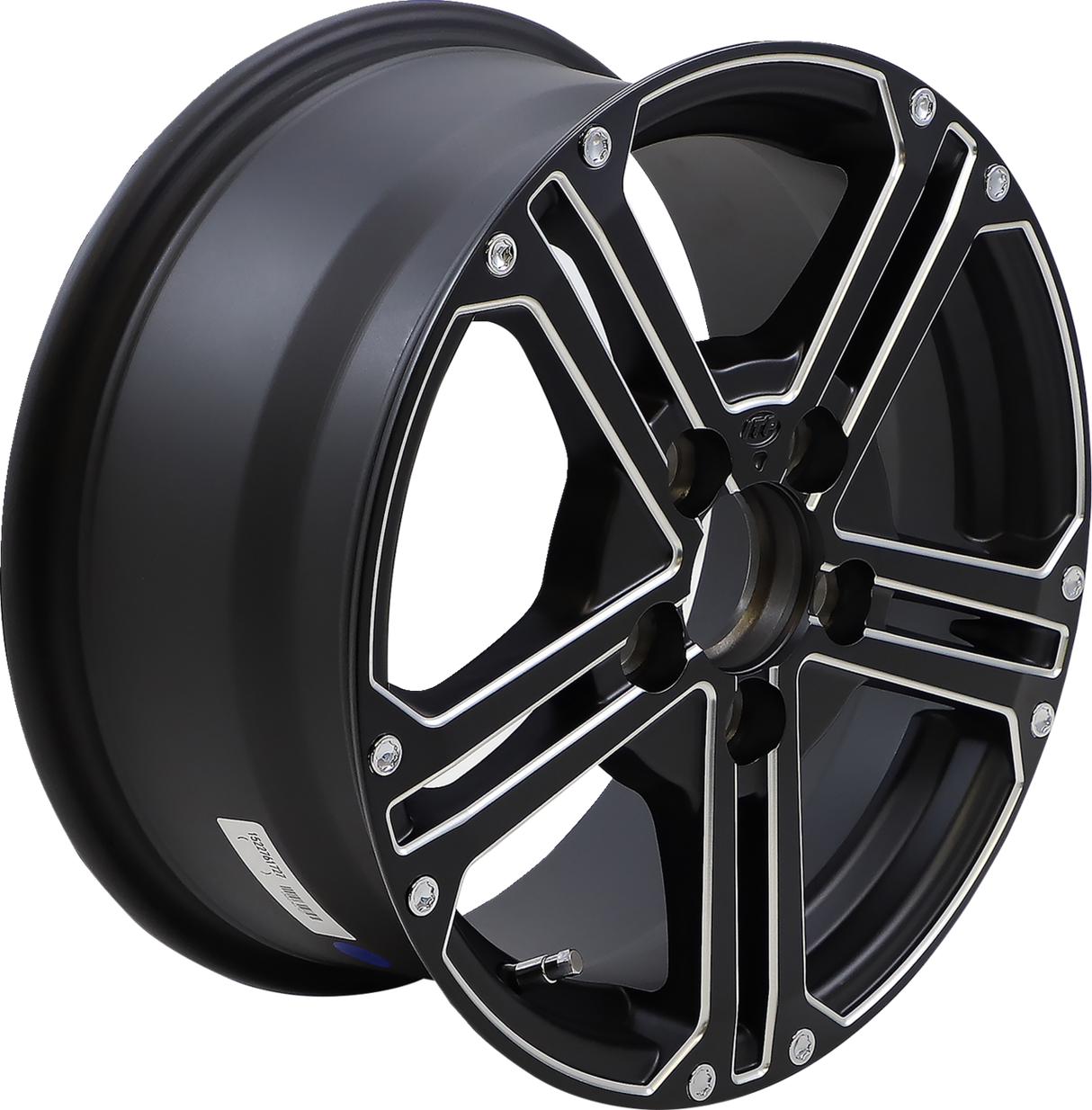 ITP Wheel - SS212 Alloy - Front/Rear - Milled Black - 15x7 - 5/4.5 - 6+1 (+61.8mm) 1522761727B