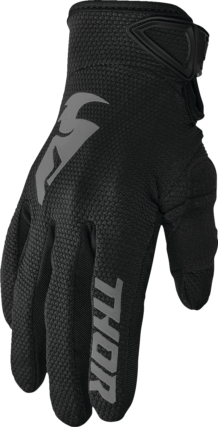 THOR Women's Sector Gloves - Black/Gray - XL 3331-0241