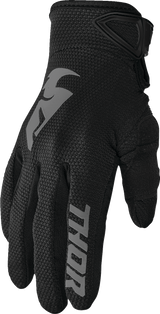 THOR Women's Sector Gloves - Black/Gray - Medium 3331-0239