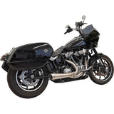 BASSANI XHAUST 2-into-1 Ripper Exhaust System with Megaphone Muffler - Short - Stainless - M8 Softail 2025  1S79SS