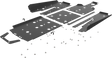 SEIZMIK Skid Plate - 2 Seat Polaris  RZR 4 Pro 2021  76-10167KIT