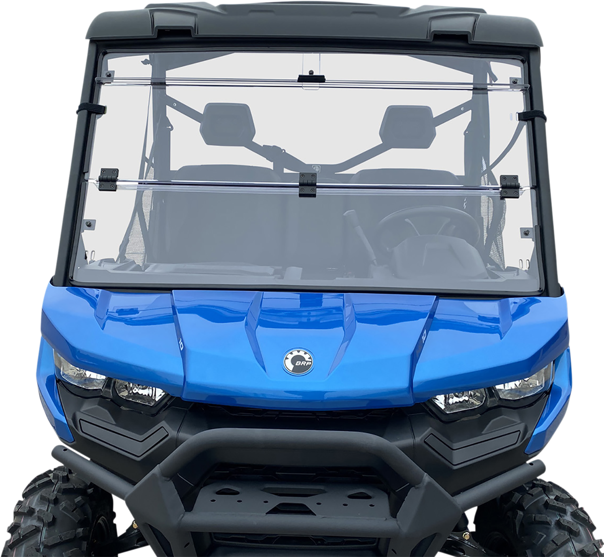 MOOSE UTILITY Full Folding Windshield - Deluxe - Defender V000268-12200M