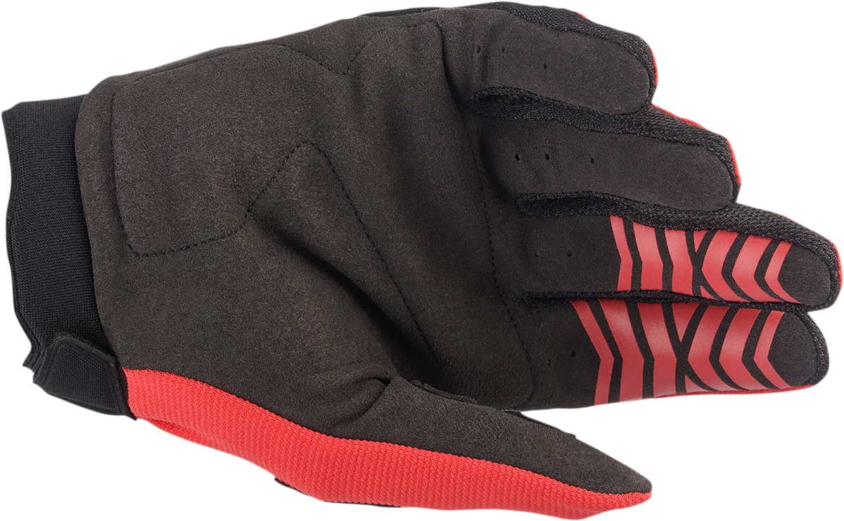 ALPINESTARS Youth Full Bore Gloves - Bright Red/Black - Small 3543622-3031-S