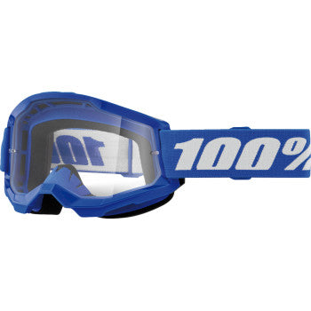 100%  Strata 2 Junior Goggle - Blue - Clear 50031-00008