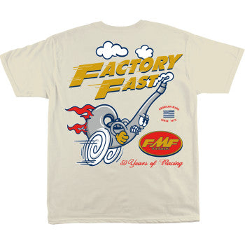 FMF Factory Faster T-Shirt - Natural - 2XL HO25118901NAT2X