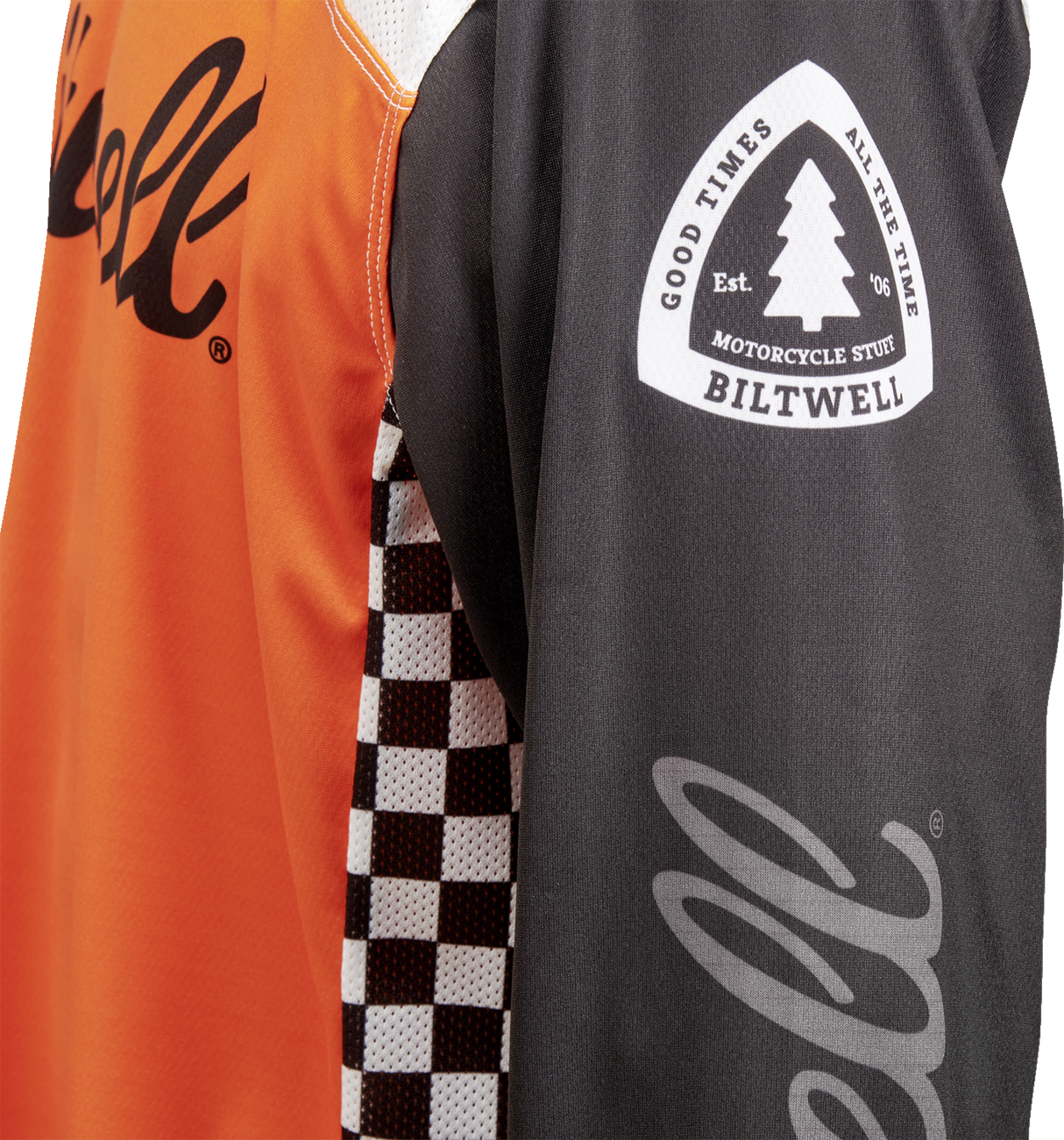 BILTWELL Good Times Jersey - Orange/Black - Medium 8120-087-003