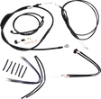 BURLY BRAND Control Kit - 14" Ape Hanger Handlebars B30-1107