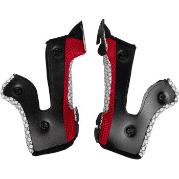 MOOSE OFFROAD MR3 Cheek Pads - F.A.F. - Black - Small 0134-4228