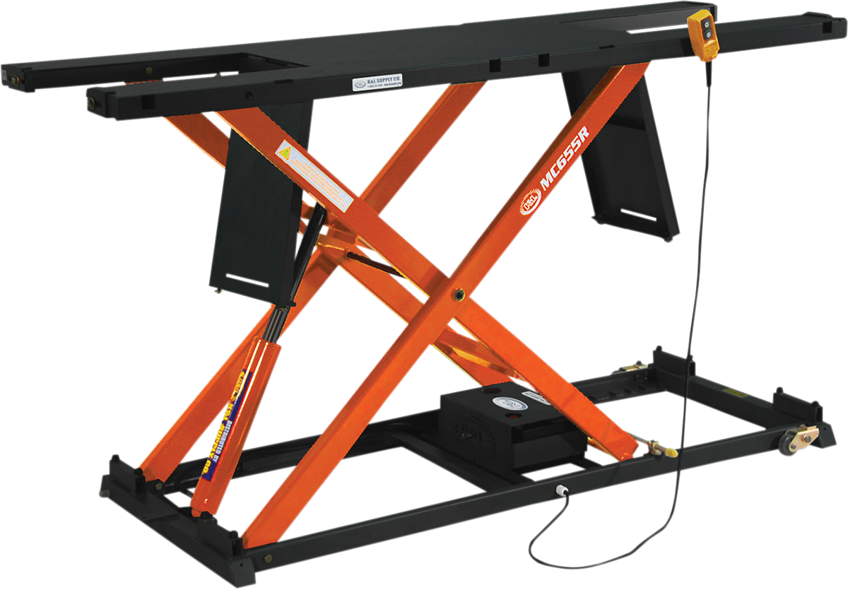 K&L SUPPLY MC655R Air Lift - Black/Orange 35-6617