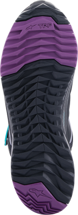 ALPINESTARS Stella CR-X Drystar® Shoes - Black/Gray/Teal/Purple - US 5 261152313705