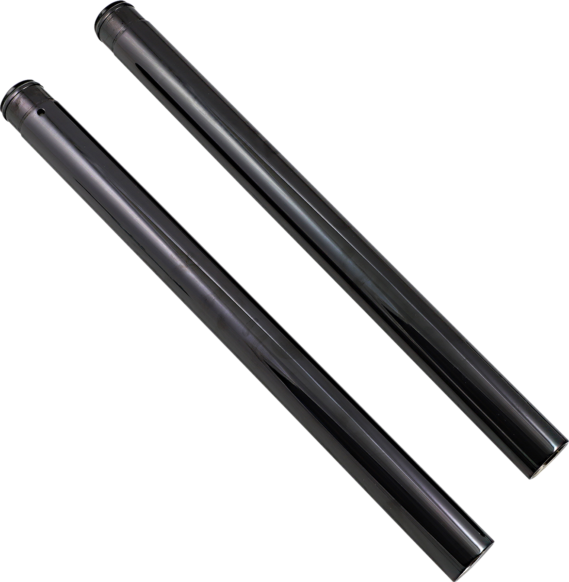 CUSTOM CYCLE ENGINEERING Black Diamond-Like Fork Tubes - 41 mm - 20.25" Length T2000DL