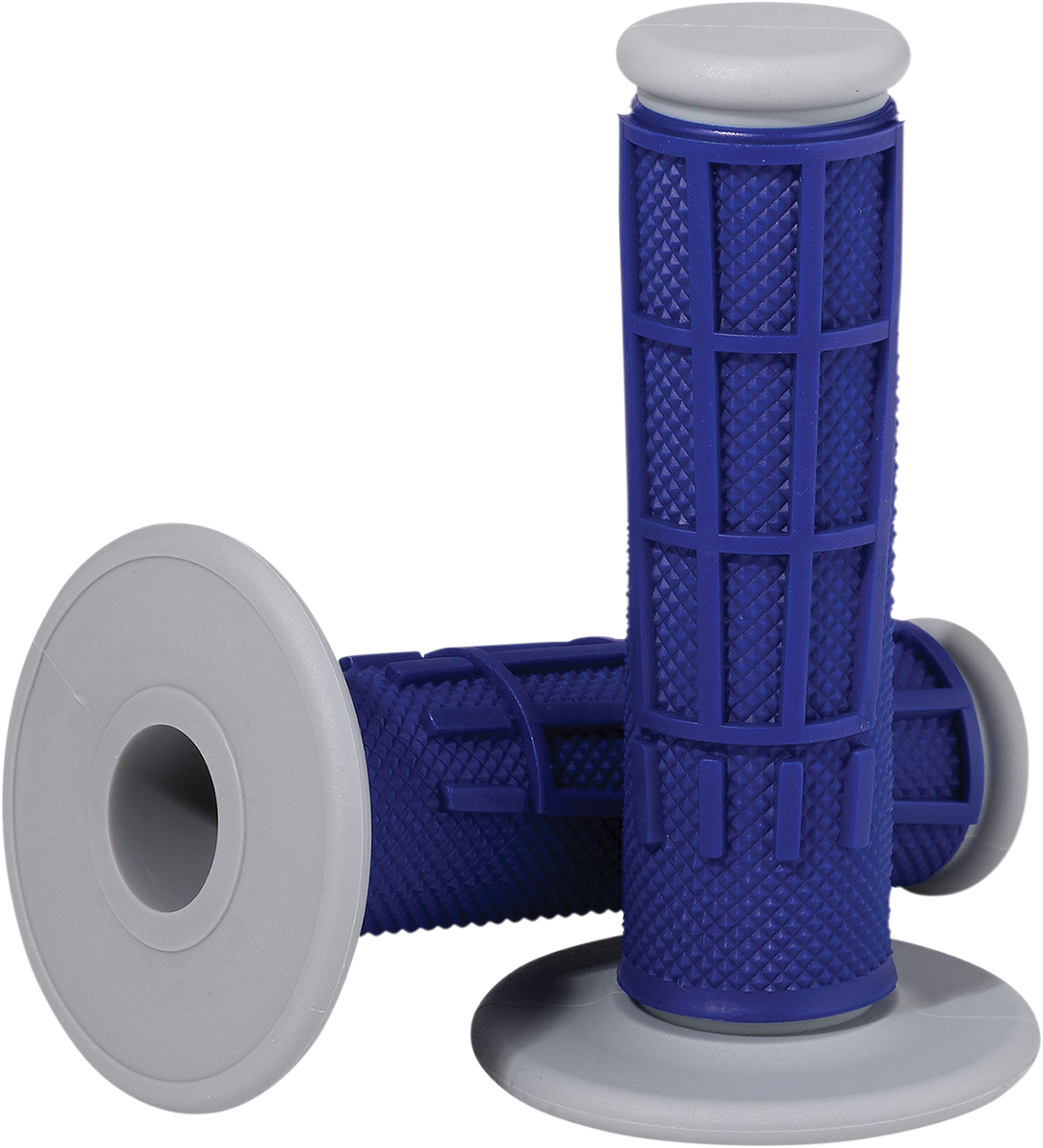 MOOSE RACING Grips - Compound - Half-Waffle - Blue 1MG2315-UEM