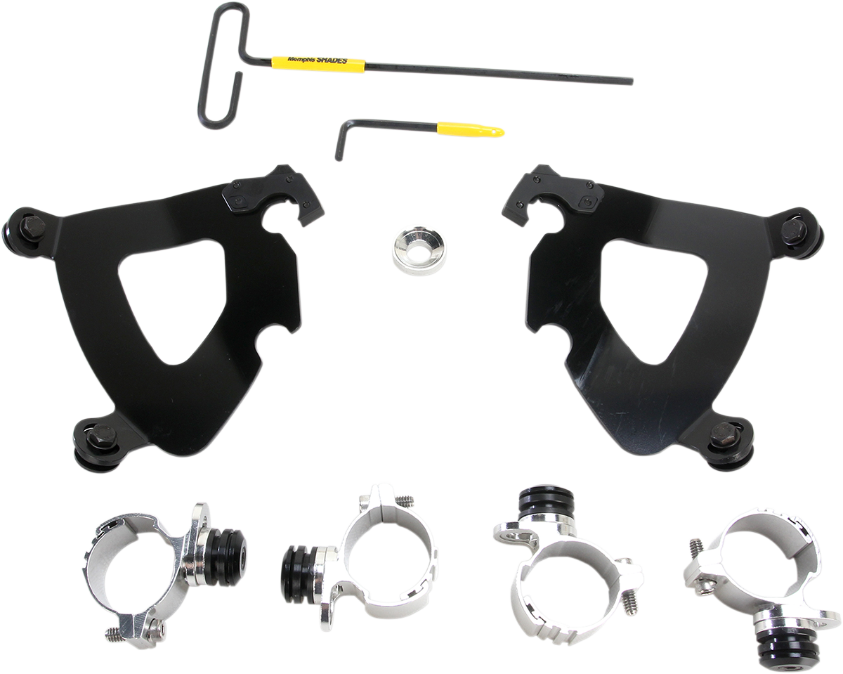 MEMPHIS SHADES Gauntlet Mounting Kit - Black - XL883 MEB2002