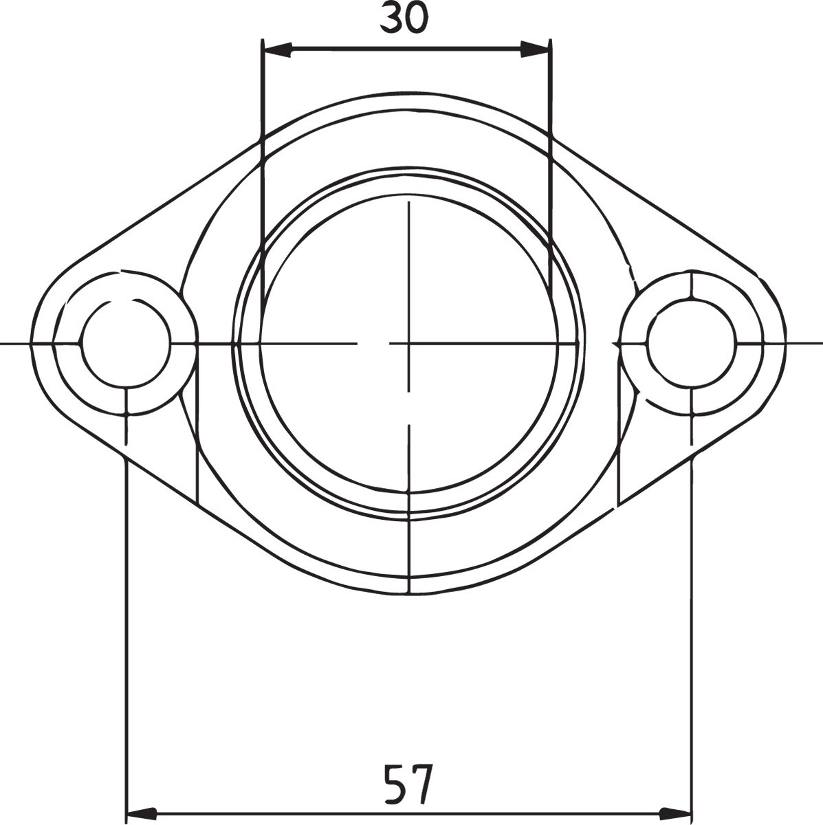 Parts Unlimited Carburetor Flange - Polaris 07-100-24