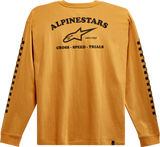 ALPINESTARS Sunday Long-Sleeve T-Shirt - Gold - Medium 12137184059M