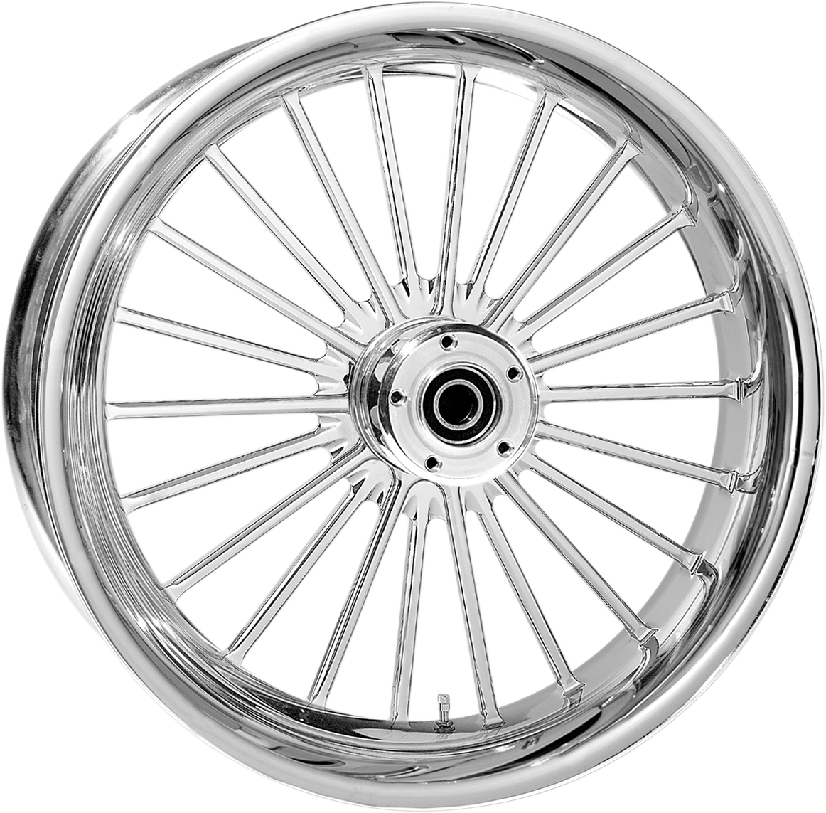 RC COMPONENTS Illusion Rear Wheel - Single Disc/No ABS - Chrome - 18"x5.50" 18550-9210-126C