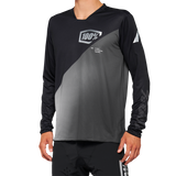 100% R-Core-X Long-Sleeve Jersey - Black/Gray - 2XL 40000-00004