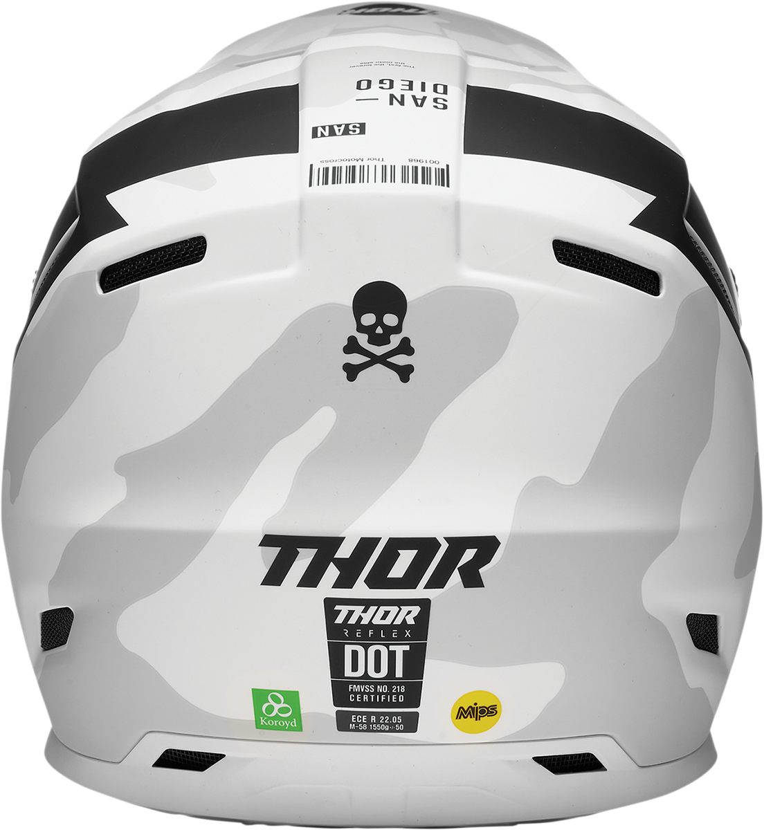 THOR Reflex Helmet - Cast - MIPS - White/Black - 2XL 0110-7019