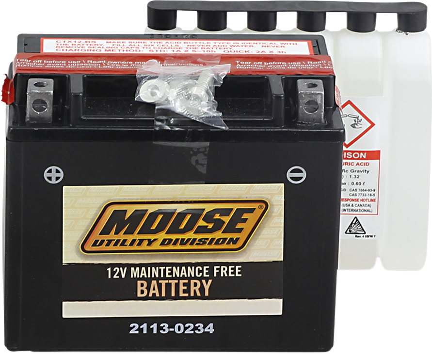 MOOSE UTILITY AGM Battery - YTX12-BS 2113-0234