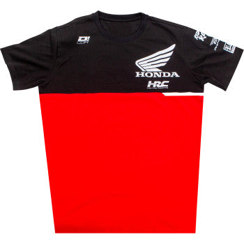 D'COR VISUALS Tshirt Team2 Honda Red Lg 80-133-3