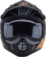 AFX FX-17 Helmet - Aced - Matte Black/Orange - 2XL 0110-6508