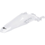 UFO MX Rear Fender - White YZ 250 /450F 2023-2024 YA04890#046