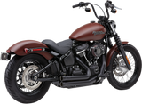 COBRA 909 Exhaust - Black - '18-'20 Softail 6712B