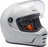 BILTWELL Lane Splitter Helmet - Gloss White - XS 1004-104-501