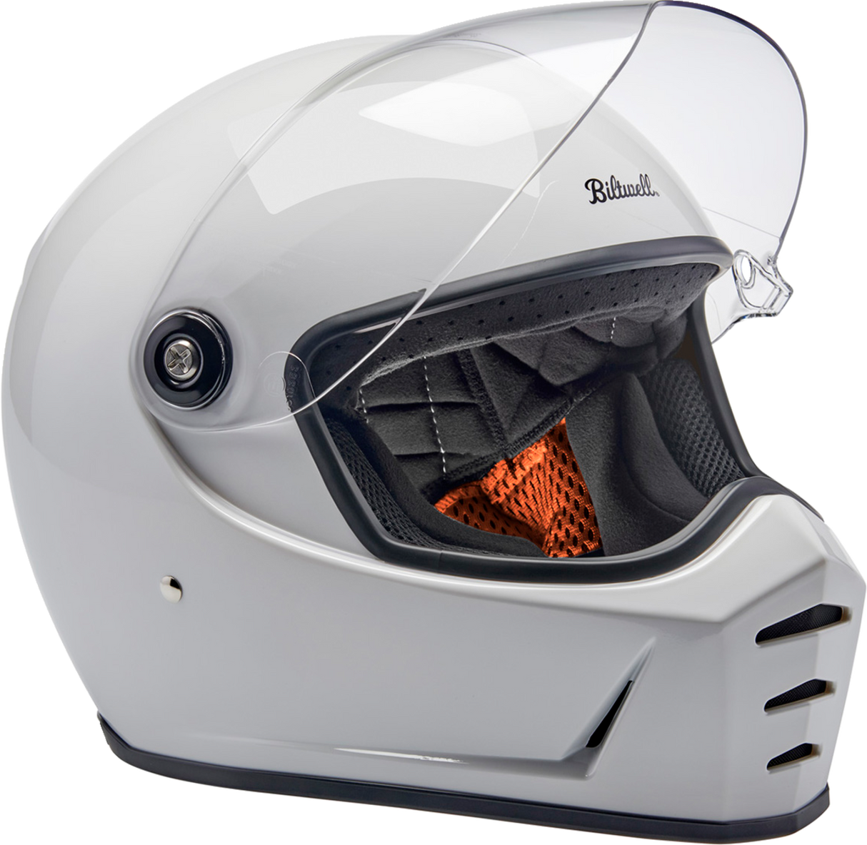 BILTWELL Lane Splitter Helmet - Gloss White - XL 1004-104-505