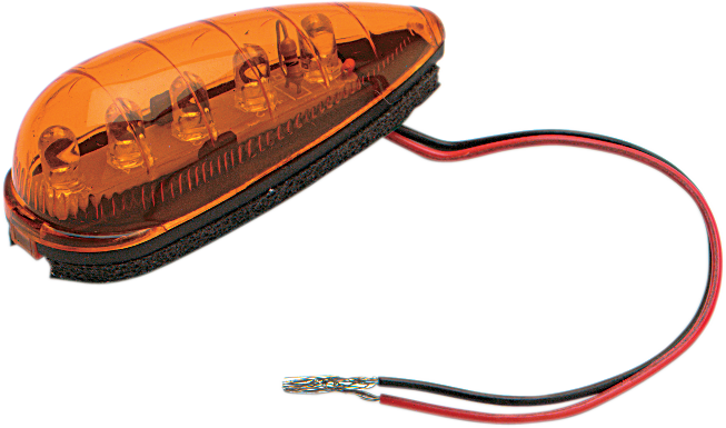 K&S TECHNOLOGIES LED Teardrop Marker Light - Amber 25-8900