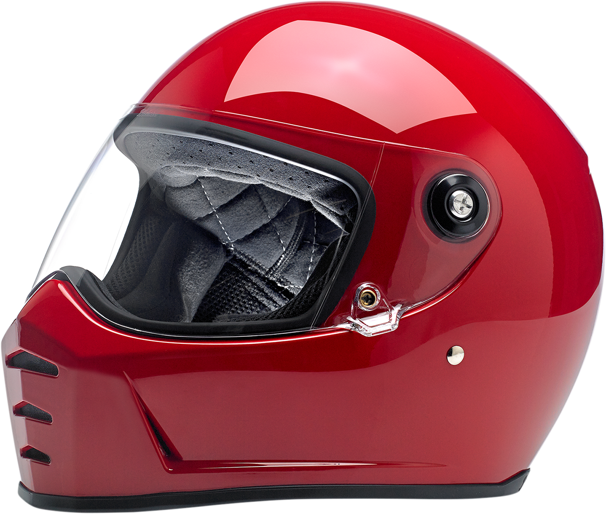 BILTWELL Lane Splitter Helmet - Gloss Blood Red - Large 1004-837-104