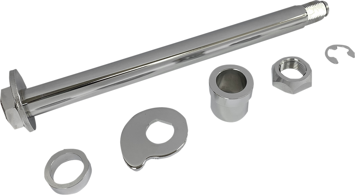 DRAG SPECIALTIES Axle Kit - Rear - Chrome - '02-'07 FLT W16-0349