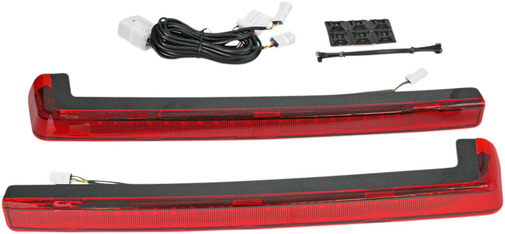 CUSTOM DYNAMICS LED Run/Brake Tour-Pak® Arms - Red Lens - '06-'13 PB-TP-ARM-13R