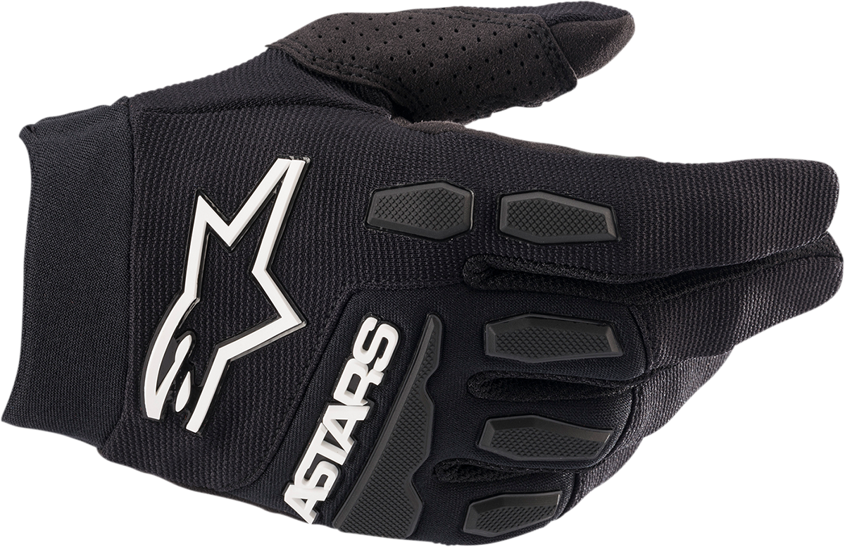 ALPINESTARS Youth Full Bore Gloves - Black - 2XS 3543622-10-2XS