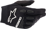 ALPINESTARS Youth Full Bore Gloves - Black - Medium 3543622-10-M