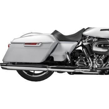 DRAG SPECIALTIES Solo Front Seat - Double Diamond - Black Stitch - w/ Backrest Option - FL '08-'23  0801-1955