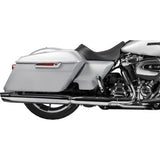 DRAG SPECIALTIES Solo Front Seat - Double Diamond - Black Stitch - w/ Backrest Option - FL '08-'23  0801-1955