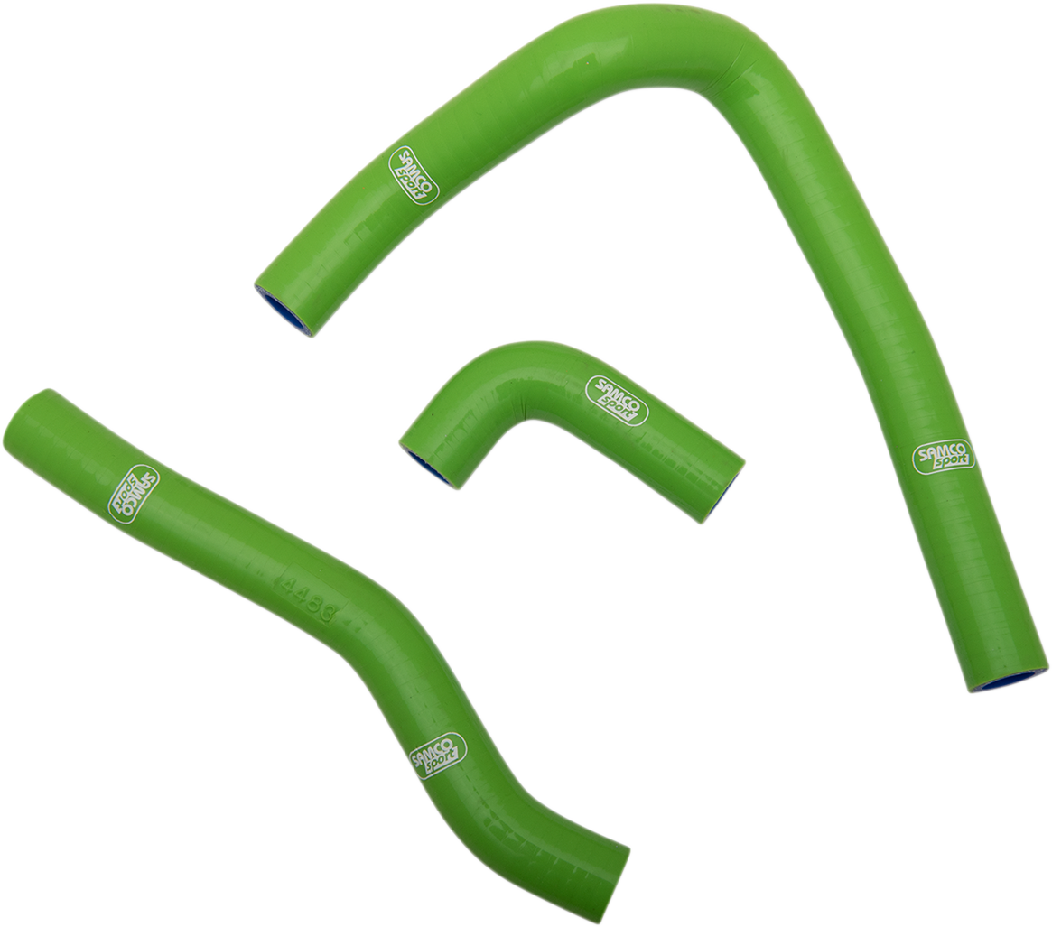 MOOSE RACING Race Fit Radiator Hose Kit - Green - Kawasaki KAW-62-GR