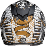 Z1R Warrant Helmet - Sombrero - White/Gold - 2XL 0101-14169