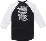 ALPINESTARS Booted Raglan T-Shirt - Black/White - XL 1210710041020XL