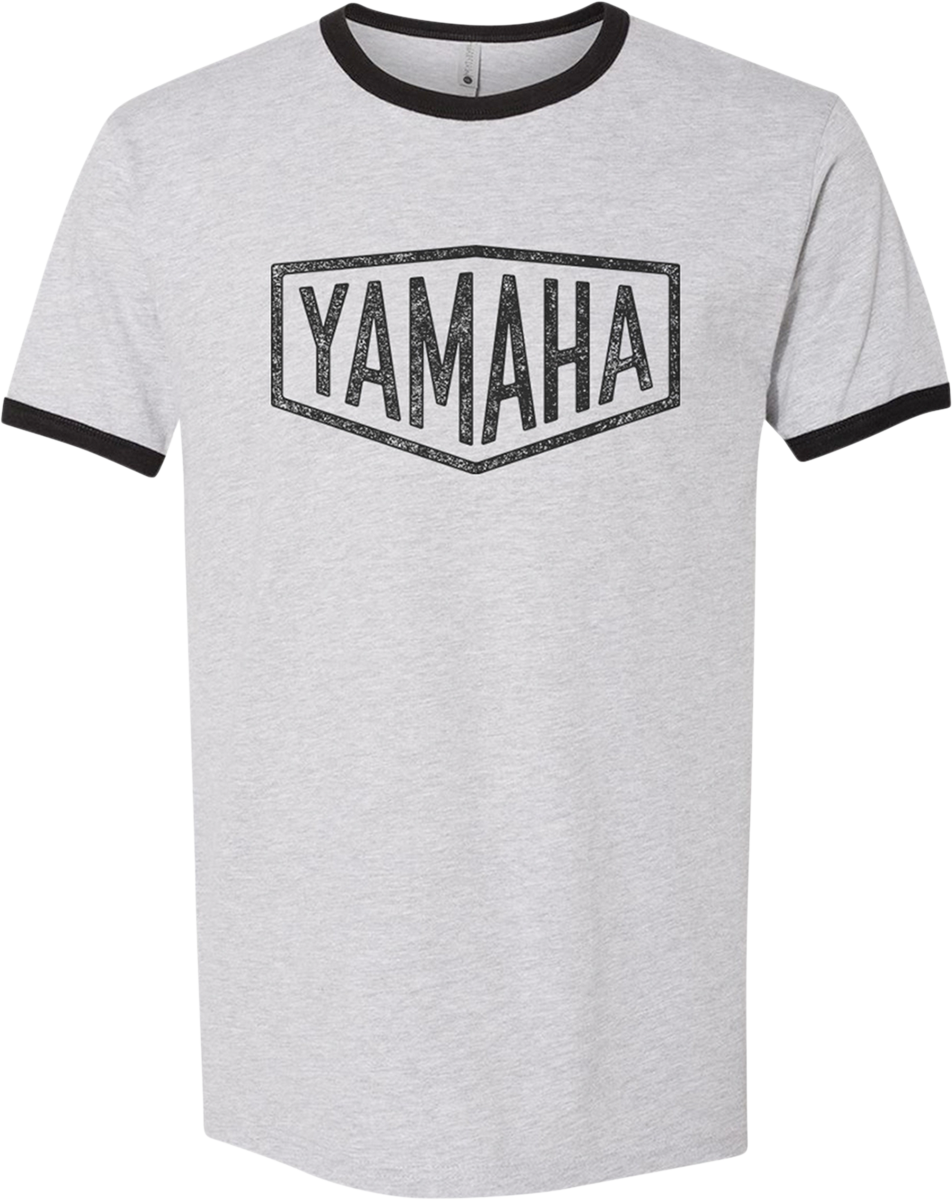 YAMAHA APPAREL Yamaha Vintage Raglan T-Shirt - Gray/Black - Large NP21A-M1792-L